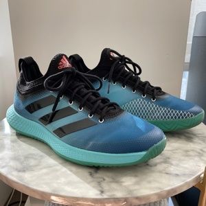 Adidas Blue Defiant Generation Tennis Shoe Sneakers